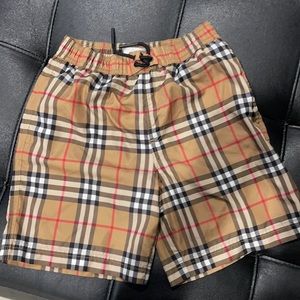 Boys Burberry swim trunks
